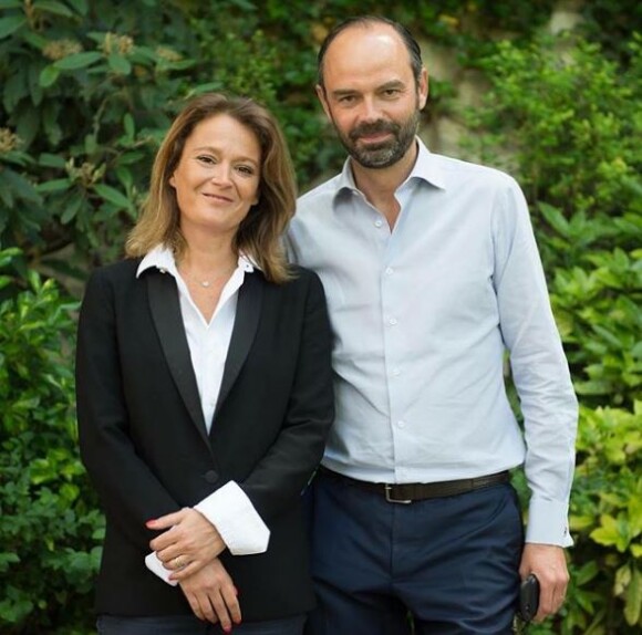 Olivia Grégoire pose avec Edouard Philippe sur Instagram, le 29 mai 2017.