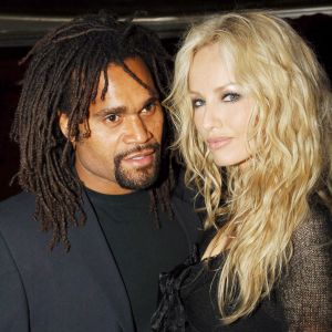 Exclusif - Christian et Adriana Karembeu - Soirée au VIP Room pour l'anniversaire de Marie Menager, à Paris, le 17 juin 2005.