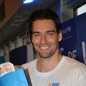 Camille Lacourt - 10ème édition de la nuit de l'eau Unicef à Vanves, le 17 mars 2018. © Veeren/Bestimage