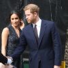 Le prince Harry et Meghan Markle ont assisté ensemble, le 23 avril 2018 en l'église St Martin-in-the-fileds à Londres, à la cérémonie commémorant le 25e anniversaire de l'assassinat de Stephen Lawrence, victime à 18 ans d'un crime raciste.