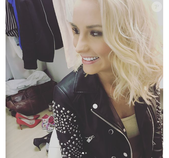 Elodie Gossuin affiche sa nouvelle coupe de cheveux, le 29 mars 2018.