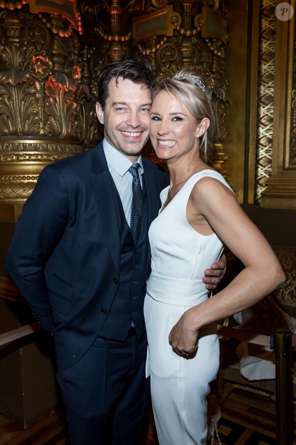 Exclusif - Elodie Gossuin-Lacherie et son mari Bertrand Lacherie - Avant-première de la nouvelle saison "Festival Pirates et Princesses" de Disneyland Paris au Palais Garnier à Paris, France, le 9 mars 2018.© Cyril Moreau/Bestimage