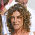  Florence Arthaud, le jour de son mariage, le 25 septembre 2005 à Porquerolles 