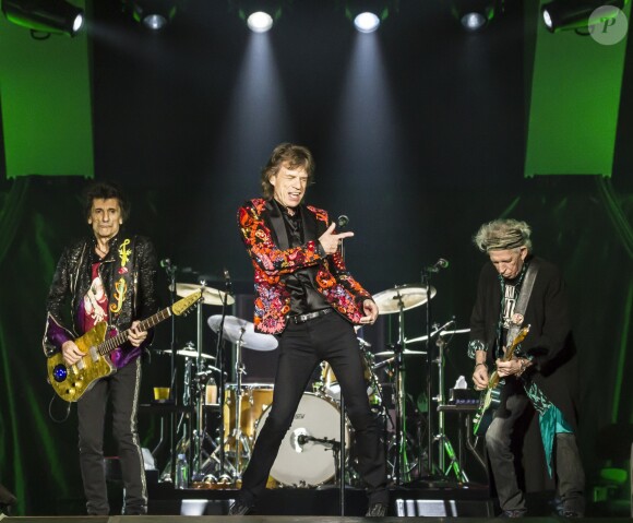 Ron Wood, Mick Jagger et Keith Richards - 3e et dernier concert des Rolling Stones à l'U Arena de Nanterre dans le cadre de leur tournée "Stones - No Filters". Le 25 octobre 2017. © Danyellah P. / Bestimage