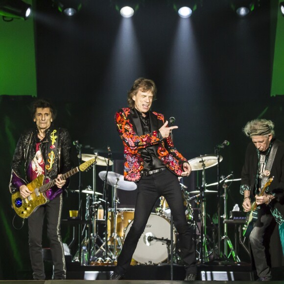 Ron Wood, Mick Jagger et Keith Richards - 3e et dernier concert des Rolling Stones à l'U Arena de Nanterre dans le cadre de leur tournée "Stones - No Filters". Le 25 octobre 2017. © Danyellah P. / Bestimage