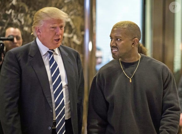 Donald J. Trump et Kanye West à New York. Le 13 décembre 2016.