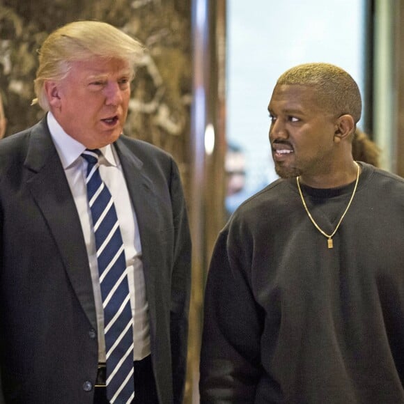 Donald J. Trump et Kanye West à New York. Le 13 décembre 2016.