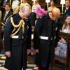 Le prince Harry avec son frère le prince William, duc de Cambridge, qui était son témoin, lors de son mariage avec Meghan Markle en la chapelle St George à Windsor le 19 mai 2018.