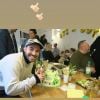 Jérémy Chatelain et sa chérie Julie lors de la baby shower en attendant l'arrivée de leur petit garçon, le 29 avril 2018.