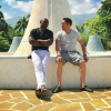 Jimmy Jean-Louis et JoeyStarr à Haïti. Avril 2018.