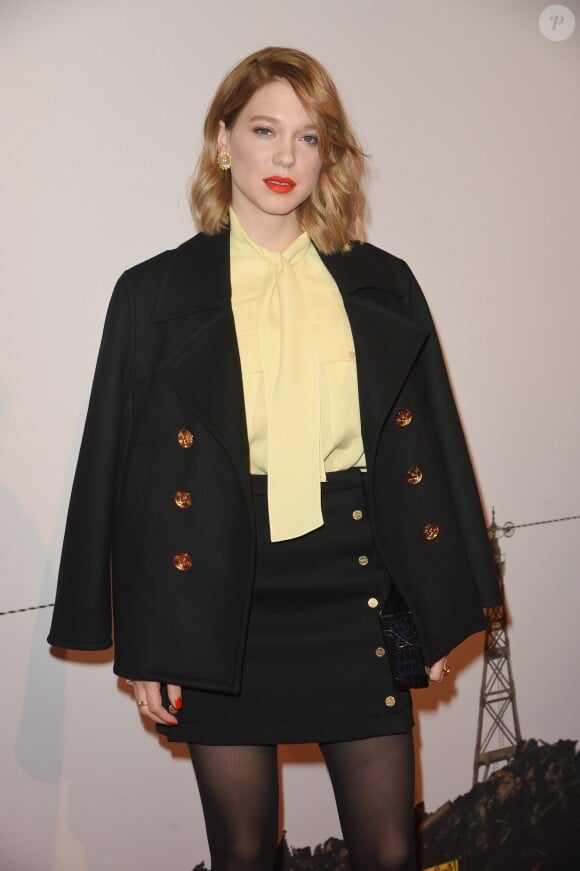 Léa Seydoux - Avant-première du film "L'Île aux chiens" au cinéma Gaumont-Opéra à Paris, France, le 3 avril 2018. © Coadic Guirec/Bestimage