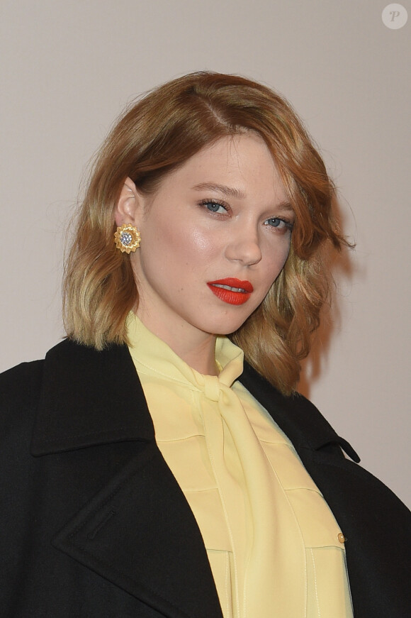 Léa Seydoux - Avant-première du film "L'Île aux chiens" au cinéma Gaumont-Opéra à Paris, France, le 3 avril 2018. © Coadic Guirec/Bestimage
