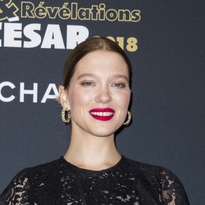 Léa Seydoux - Dîner des révélations des Cesar 2018 au Petit Palais à Paris, le 15 janvier 2018. © Olivier Borde/Bestimage