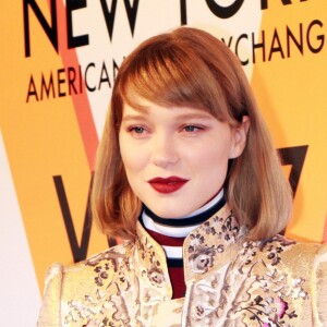 Léa Seydoux - Les célébrités arrivent à l'ouverture de l'exposition "Volez, Voguez, Voyagez – Louis Vuitton" à l'American Stock Exchange Building de New York City le 26 octobre 2017.