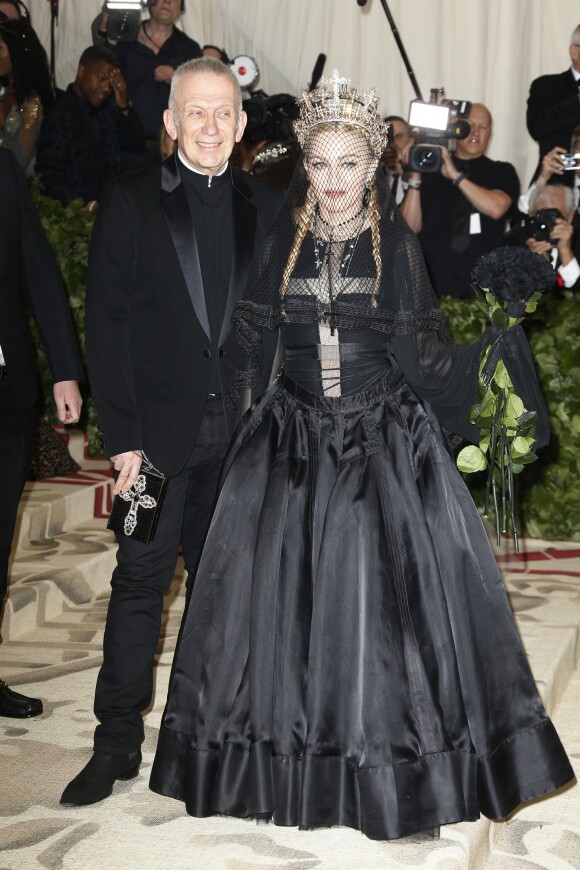 Jean Paul Gaultier et Madonna - Met Gala à New York, le 7 mai 2018. © Charles Guerin / Bestimage