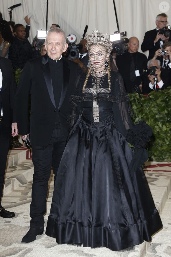Jean Paul Gaultier et Madonna - Met Gala à New York, le 7 mai 2018. © Charles Guerin / Bestimage