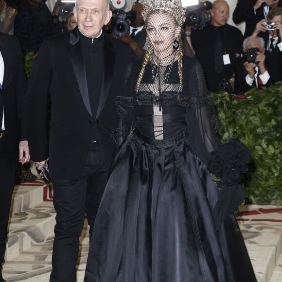 Jean Paul Gaultier et Madonna - Met Gala à New York, le 7 mai 2018. © Charles Guerin / Bestimage