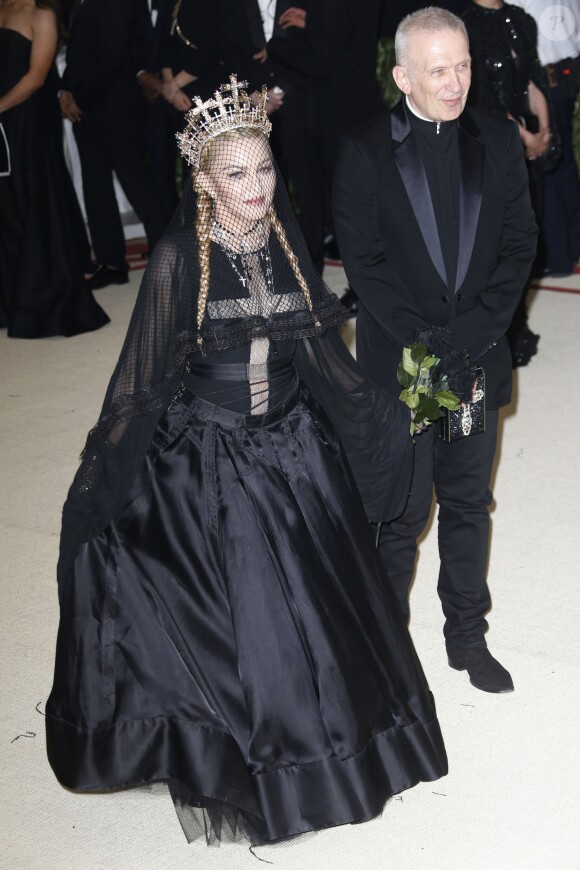 Jean Paul Gaultier et Madonna - Met Gala à New York, le 7 mai 2018. © Charles Guerin / Bestimage