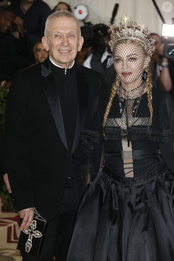 Jean Paul Gaultier et Madonna - Met Gala à New York, le 7 mai 2018. © Charles Guerin / Bestimage