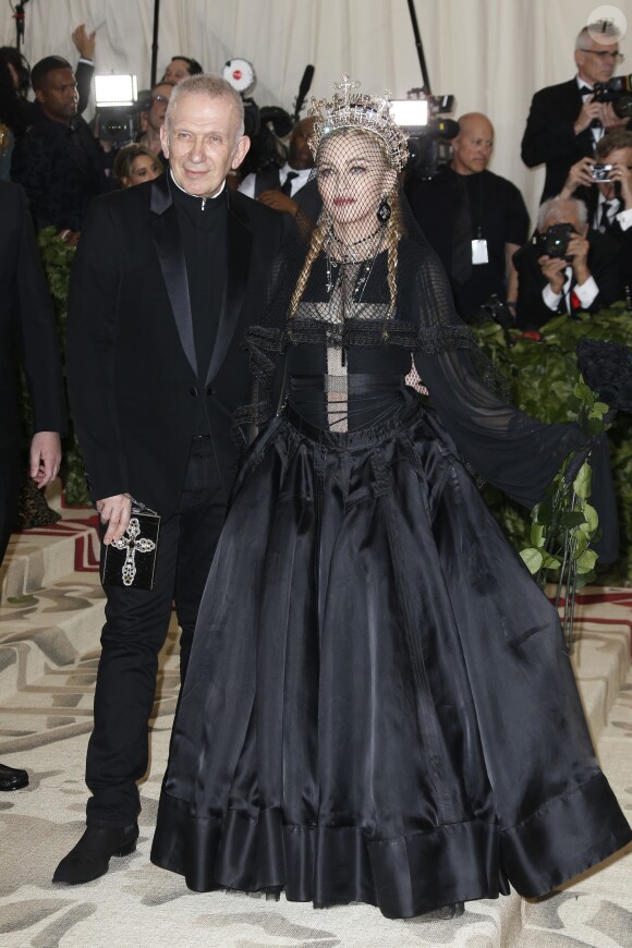 Jean Paul Gaultier et Madonna - Met Gala à New York, le 7 mai 2018. © Charles Guerin / Bestimage