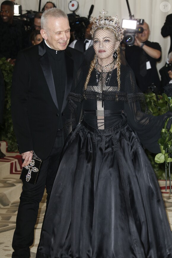 Jean Paul Gaultier et Madonna - Met Gala à New York, le 7 mai 2018. © Charles Guerin / Bestimage