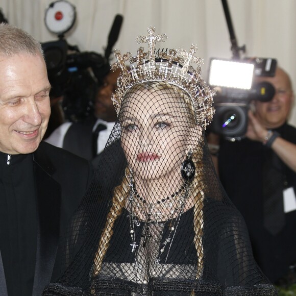 Jean Paul Gaultier et Madonna - Met Gala à New York, le 7 mai 2018. © Charles Guerin / Bestimage