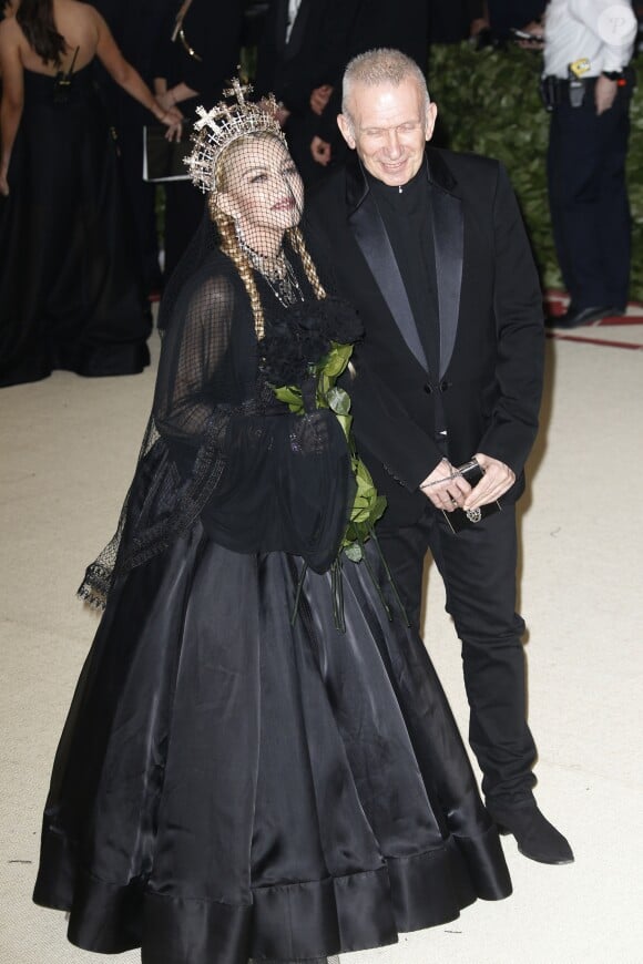 Madonna et Jean Paul Gaultier - Met Gala à New York, le 7 mai 2018. © Charles Guerin / Bestimage