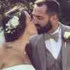Tiffany et Justin de "Mariés au premier regard" le jour de leur mariage, 5 mai 2018