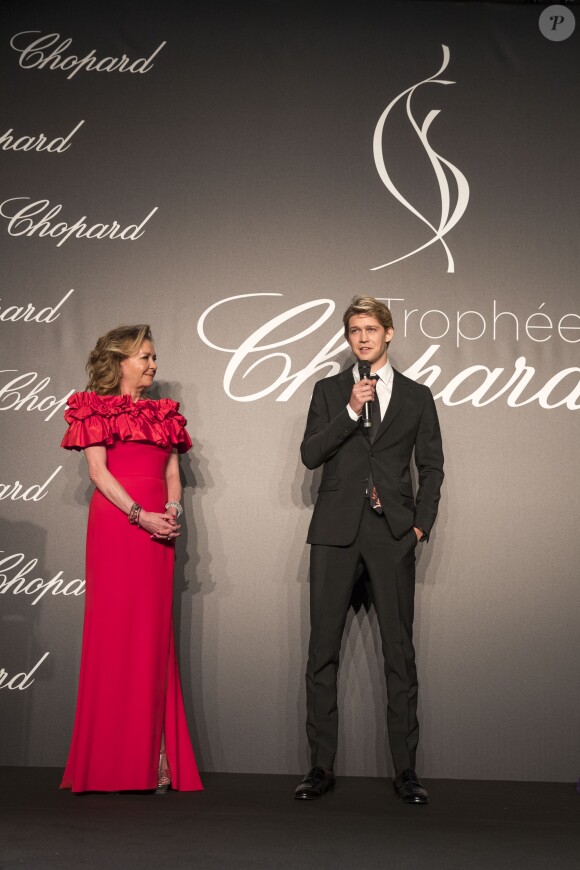 Photo Joe Alwyn laur at Troph e Chopard 2018 Diane Kruger