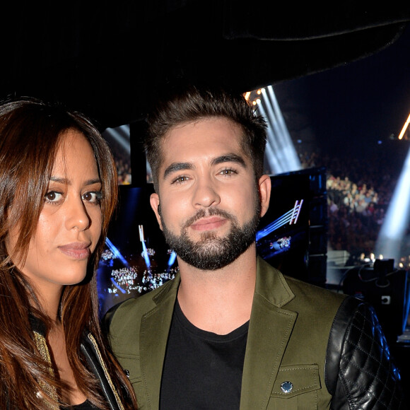 Exclusif - Amel Bent et Kendji Girac - Backstage - Enregistrement de l'émission "Johnny, toute la musique qu'ils aiment" à la Seine Musicale. Le 13 décembre 2017 © Perusseau-Veeren / Bestimage