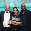 David Kessler, Sandra Sisley et Harry Roselmack - Soirée du film "Trunk" à la Suite Sandra & Co lors du 71e Festival de Cannes, le 15 mai 2018.