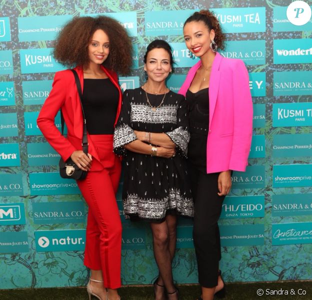 Alicia Aylies, Flora Coquerel et Sandra Sisley - Soirée du film "Trunk" à la Suite Sandra & Co lors du 71e Festival de Cannes, le 15 mai 2018.