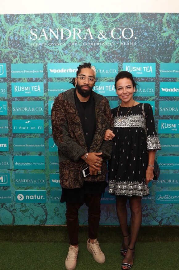 Fary et Sandra Sisley - Soirée du film "Trunk" à la Suite Sandra & Co lors du 71e Festival de Cannes, le 15 mai 2018.