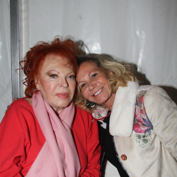 Exclusif - Régine et Fiona Gélin - Soirée de clôture pour la fermeture de la Grande Roue de la place de la Concorde et remise d'un chèque de 90 000 euros pour l'Institut Rafaël ( Institut soutenu par J.Hallyday) à Paris le 18 mai 2018 © Guirec Coadic / Philippe Baldini / Bestimage