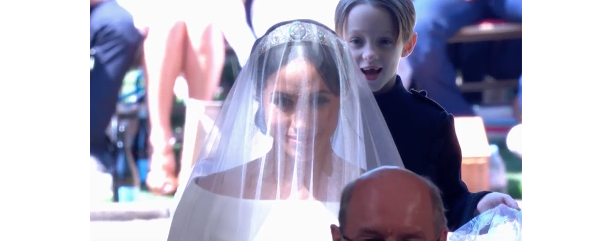 Photo Meghan Markle Est Apparue Dans Sa Robe De Mariée Signée Clare