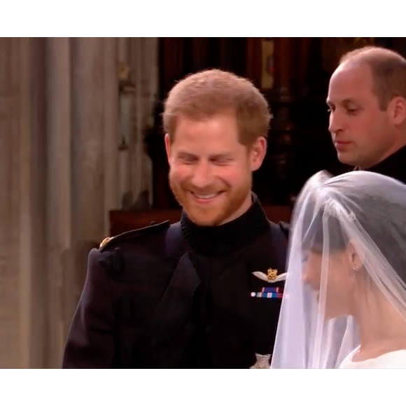 Meghan Markle est apparue dans sa robe signée Clare Waight Keller pour Givenchy le 19 mai 2018 à Windsor pour son mariage avec le prince Harry.