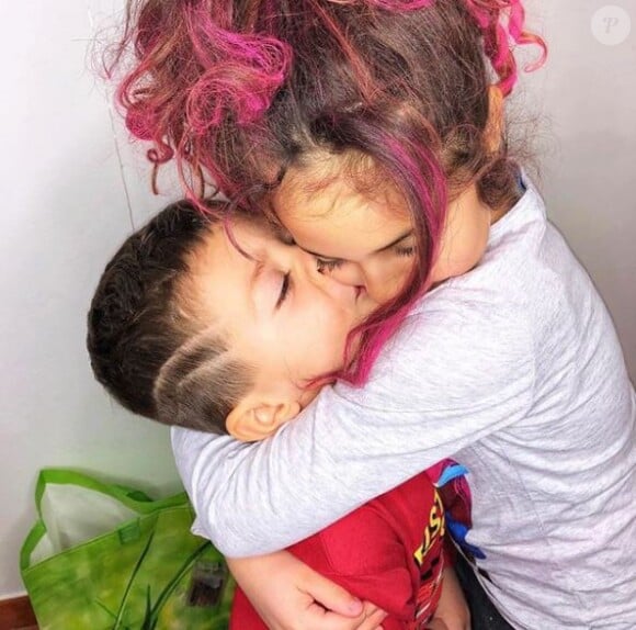 Menzo et Maëlla, les enfants d'Emilie Nef Naf - Instagram