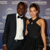Exclusif - Blaise Matuidi et sa fiançée Isabelle Malice - Dîner de gala au profit de la Fondation PSG au Parc des Princes à Paris le 16 mai 2017. © Rachid Bellak/Bestimage