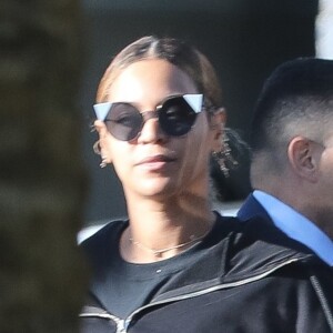 Exclusif - Beyonce est allée acheter des cupcakes à emporter à la sortie de son cours de soul cycle à West Hollywood, le 22 janvier 2018