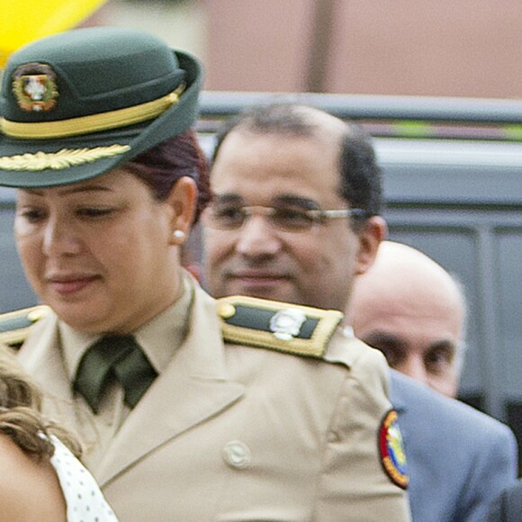 La reine Letizia d'Espagne (en robe Carolina Herrera) a visité avec la première dame dominicaine Candida Montilla le centre de soins pour handicapés de Saint-Domingue en République dominicaine le 21 mai 2018. L'épouse du roi Felipe a eu la cote auprès des enfants, câlins et bisous en pagaille !