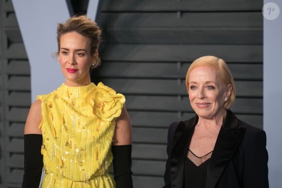 Sarah Paulson et Holland Taylor - People à la soirée Vanity Fair Oscar Party au "Wallis Annenberg Center for the Performing Arts" à Beverly Hills, le 4 mars 2018.