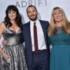 Shailene Woodley, Tami Oldham Ashcraft, Sam Claflin à la première de 'Adrift' aux cinémas Regal à Los Angeles, le 23 mai 2018 © Chris Delmas/Bestimage