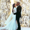 Kim Kardashian et Kanye West se marient à Florence. Mai 2014.