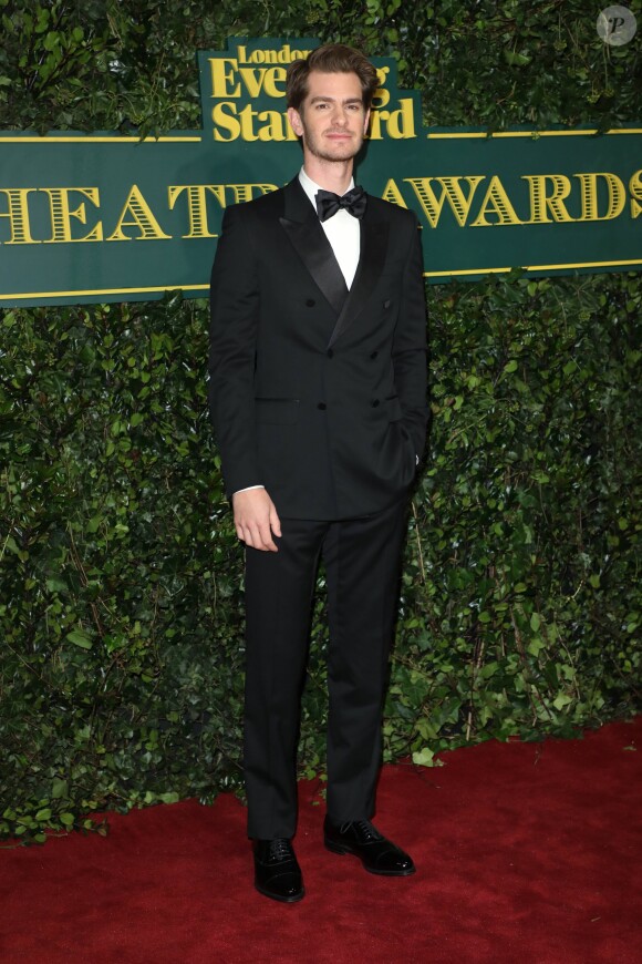 Andrew Garfield - Cérémonie des "London Evening Standard Awards" au Théâtre Royal à Londres, le 3 décembre 2017.