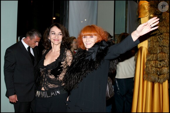 Nathalie et Sonia Rykiel à l'inauguration d'une boutique Sonia Rykiel à Milan le 20 septembre 2005.