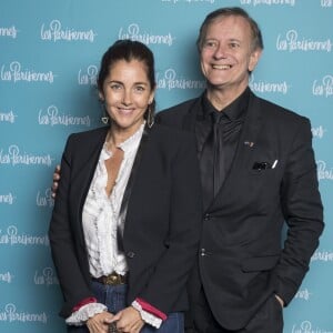 Exclusif - Cristiana Reali et Francis Huster - Photocall de la première du spectacle "Les Parisiennes" aux Folies Bergères à Paris le 24 mai 2018. © Olivier Borde - Pierre Perusseau/Bestimage