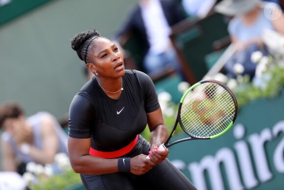 Serena Williams aux internationaux de tennis de Roland Garros à Paris, jour 3, le 29 mai 2018. © Cyril Moreau - Dominique Jacovides / Bestimage