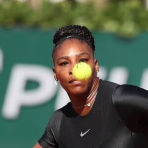 Serena Williams aux internationaux de tennis de Roland Garros à Paris, jour 3, le 29 mai 2018. © Cyril Moreau - Dominique Jacovides / Bestimage