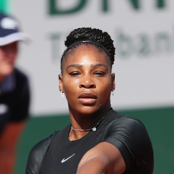 Serena Williams aux internationaux de tennis de Roland Garros à Paris, jour 3, le 29 mai 2018. © Cyril Moreau - Dominique Jacovides / Bestimage