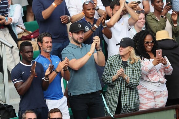 Alexis Ohanian (mari de Serena Williams) dans les tribunes des internationaux de tennis de Roland Garros à Paris, jour 3, le 29 mai 2018. Cyril Moreau / Dominique Jacovides / Bestimage